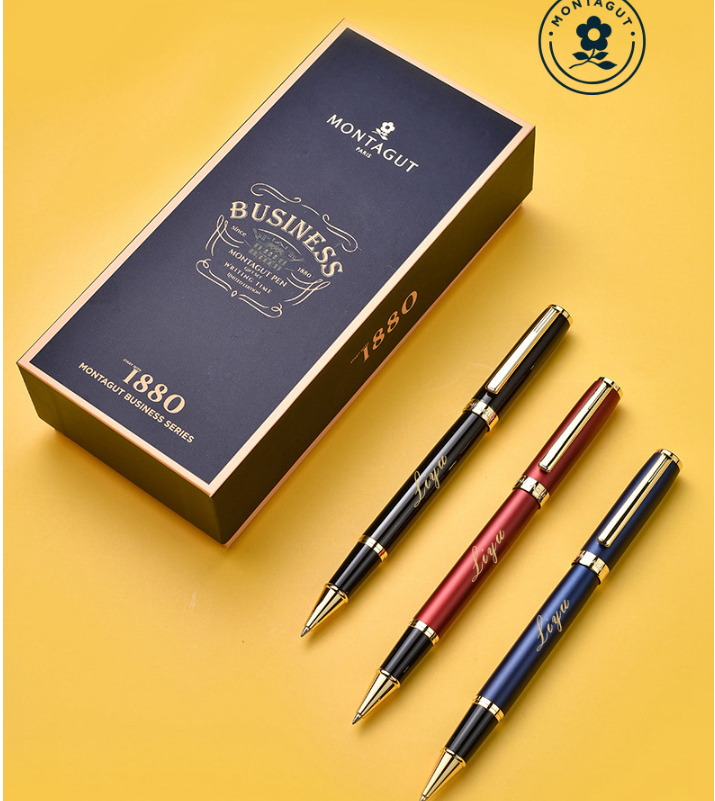 Bút ký Montagut cao cấp, BÚT KÝ KHẮC TÊN MIỄN PHÍ THEO YÊU CẦU KHẮC LOGO - FULL BOX