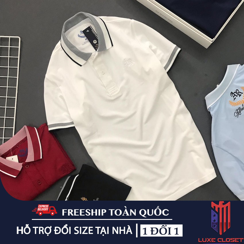 [HCM]Áo thun nam có cổ thun cotton thấm hút mặc đi tiệc cực đẹp ASTD066