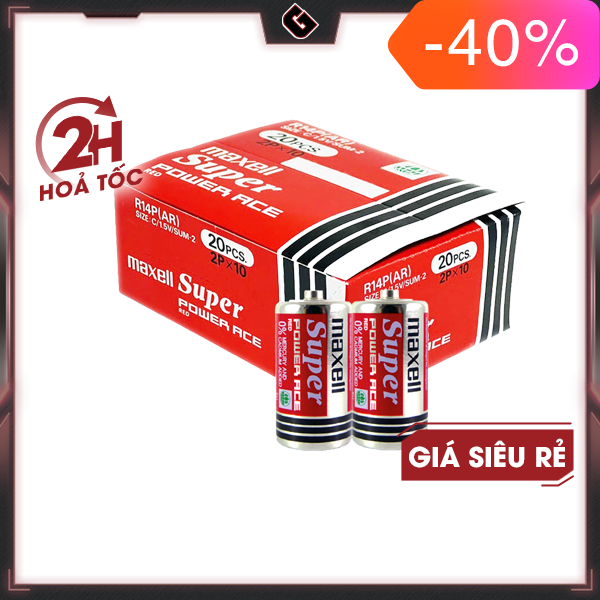 Pin Maxell R14P / AR (Pin Trung) - Hàng Chính Hãng