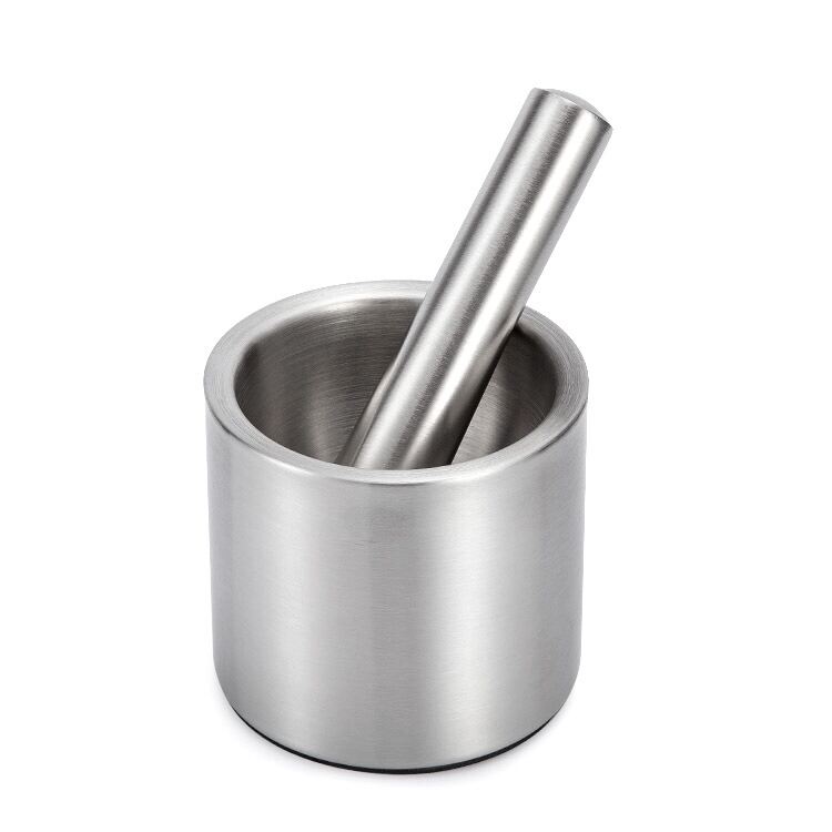 Bộ cối chày 304 thép không gỉ (10x9.5 - 14cm)