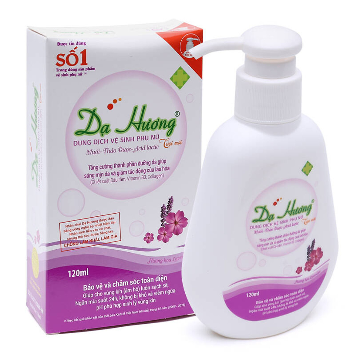 [HCM]Dung dịch vệ sinh phụ nữ Dạ Hương 120Ml