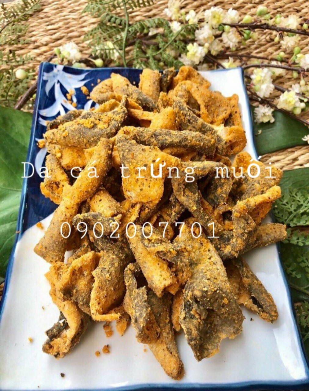 500g Da Cá Trứng Muối Cực Ngon - Đồ ăn vặt