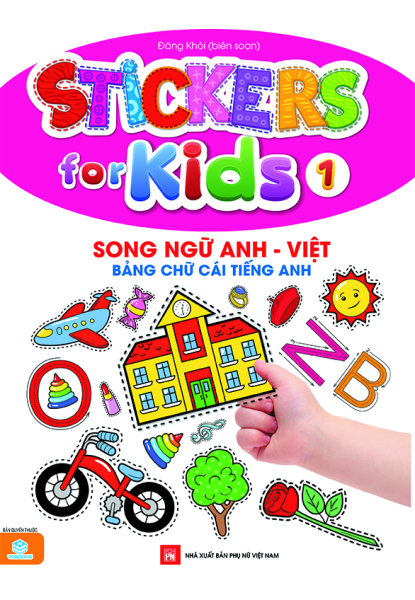 Sách - Sticker for Kids Song ngữ Anh Việt (ND)