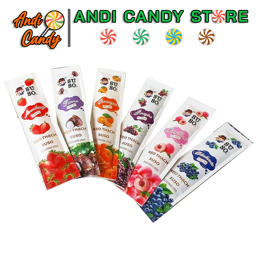 Kẹo Thạch Trái Cây SUSO Phú Cường 800gr