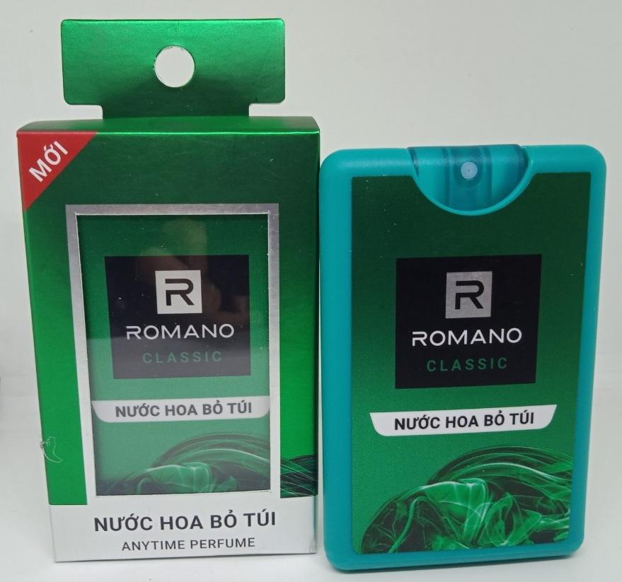 [HCM]Combo 2 nước Hoa Romano 18ml Hương Classic