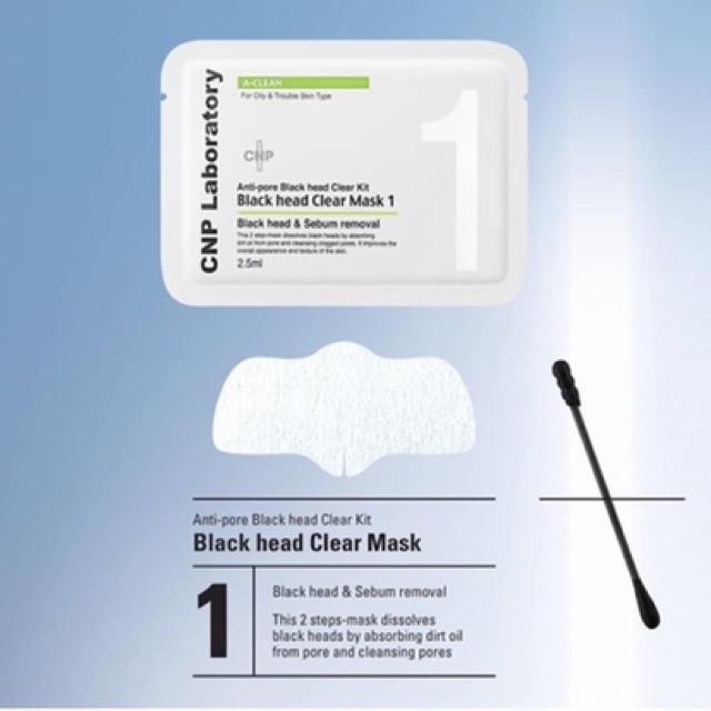 [HCM]Set Mặt Nạ Làm Sạch Mụn Đầu Đen CNP Blackhead Kit