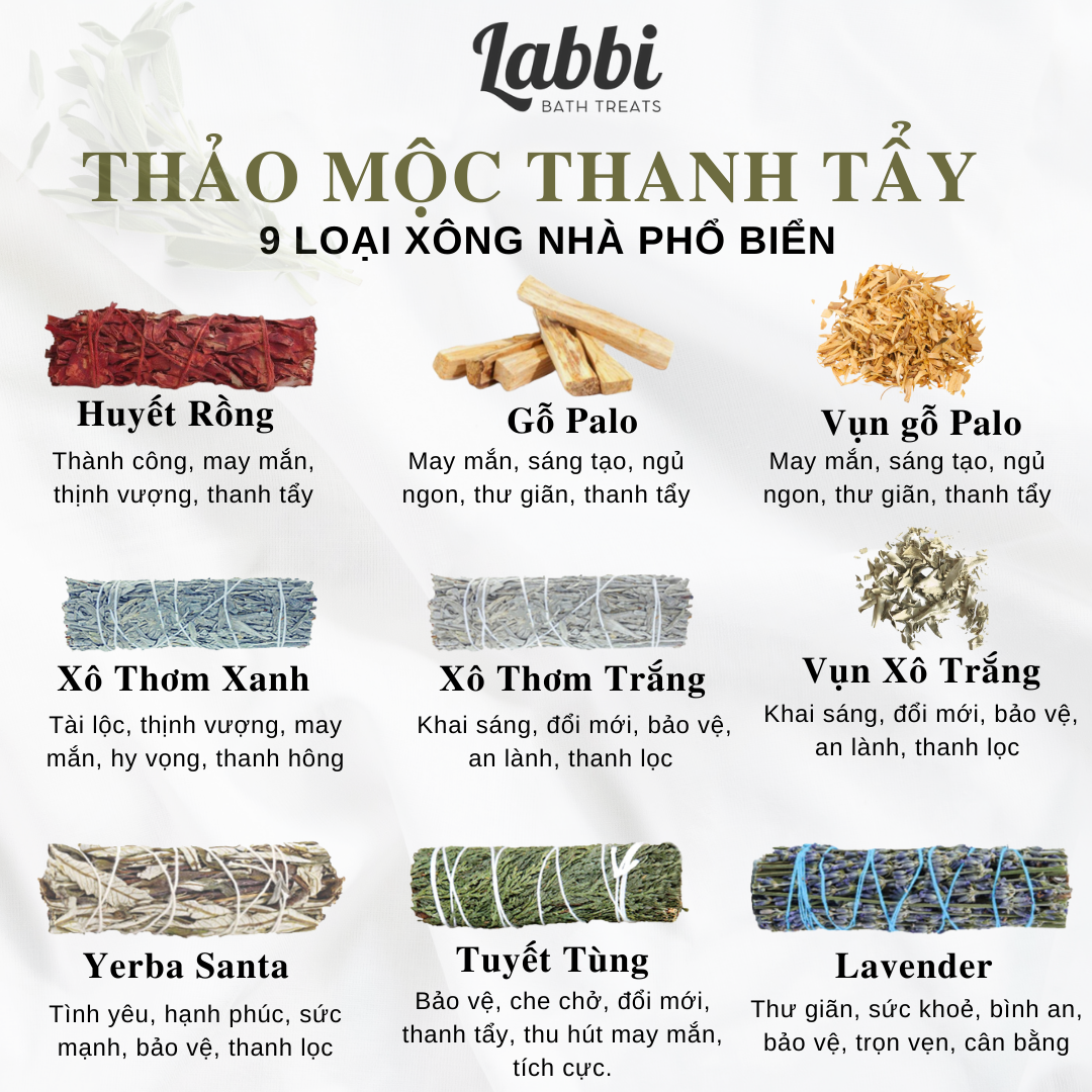 [Labbi] Xô Thơm Chakra 7 màu  (Chakra 7 colors)  - thu hút tình yêu