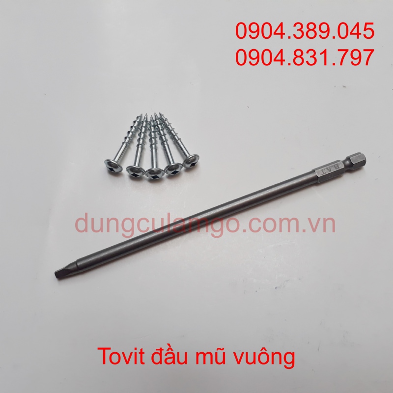 Tovit đầu mũ vuông B.A.T
