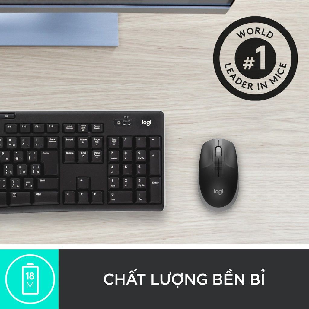 [HCM]Chuột không dây Logitech M191 Chính hãng