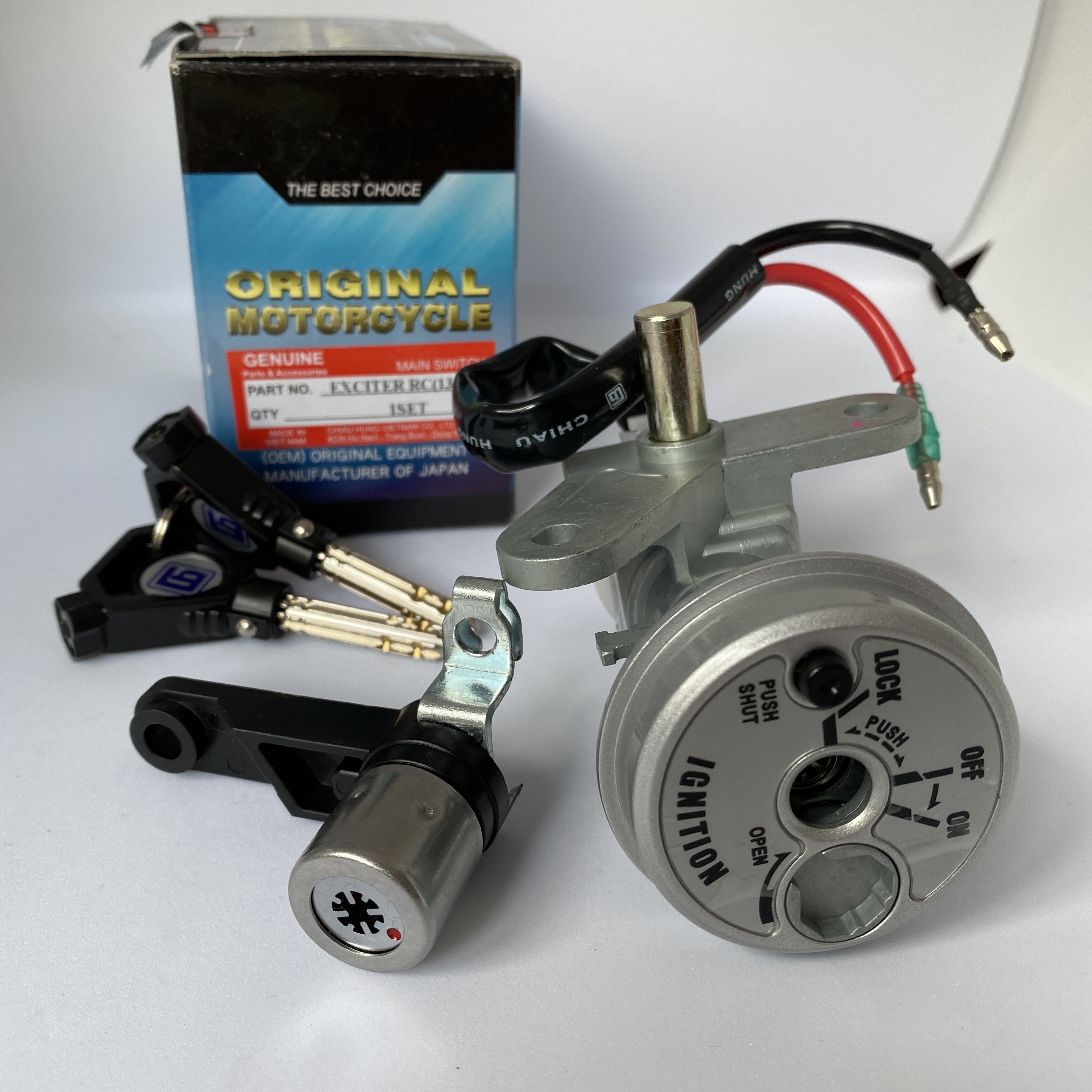 Ổ Khóa Từ 8 Cạnh Yamaha Exciter RC 135