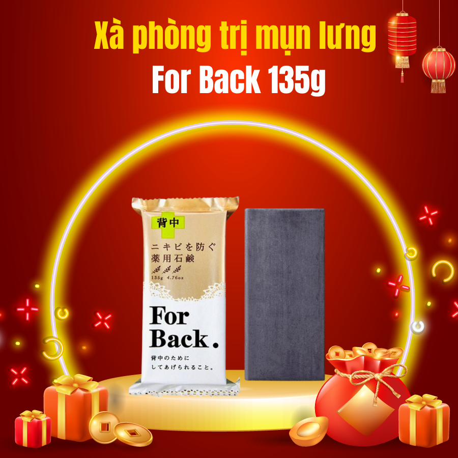 Xà phòng hỗ trợ giảm mụn lưng For Back 135g
