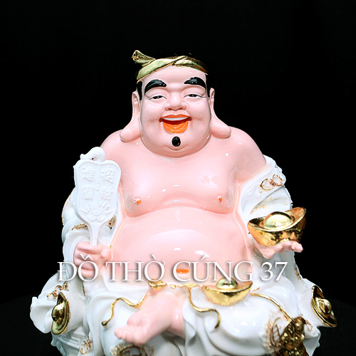 [ Cao 20 cm  MS 31 T ] TƯỢNG THẦN TÀI - THỔ ĐỊA  ÁO TRẮNG  [ Bột đá + composite ]