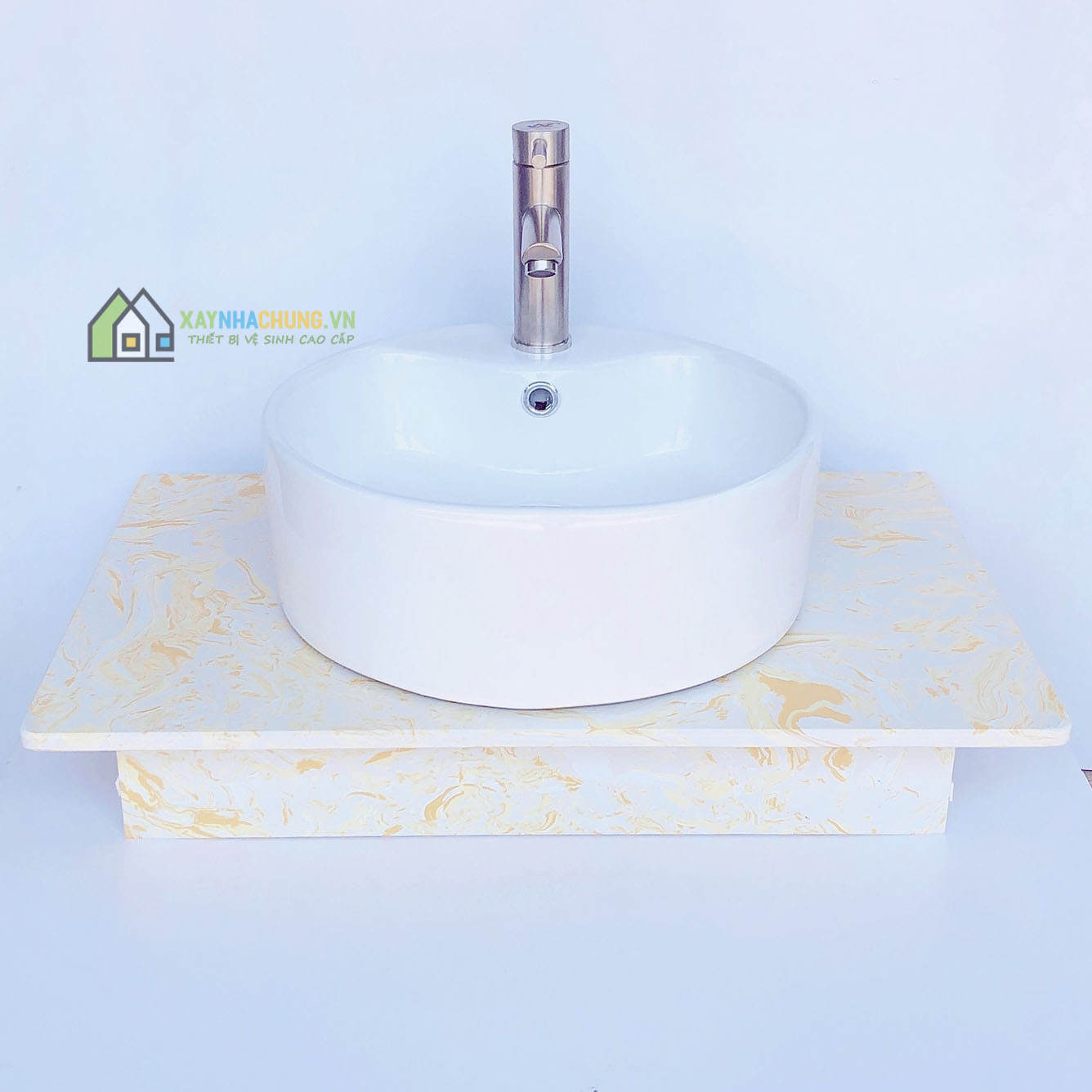 Bàn đá lavabo rửa mặt cao cấp