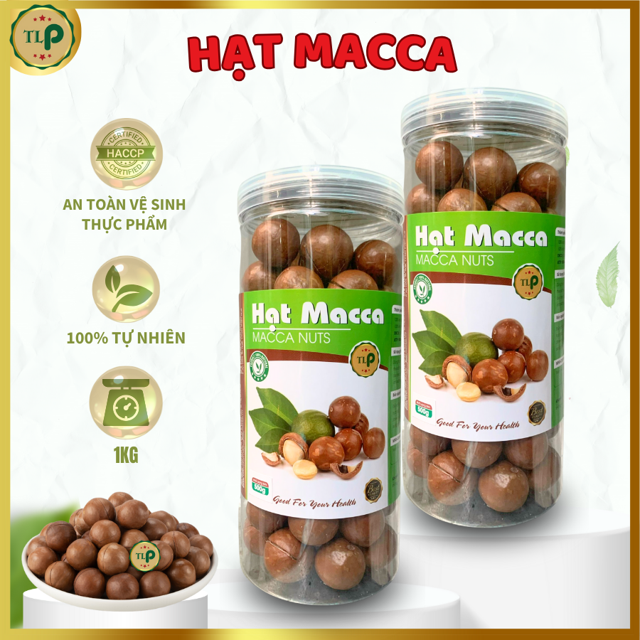 Hạt macca tân lộc phát combo 2 hũ - mỗi hũ 500g