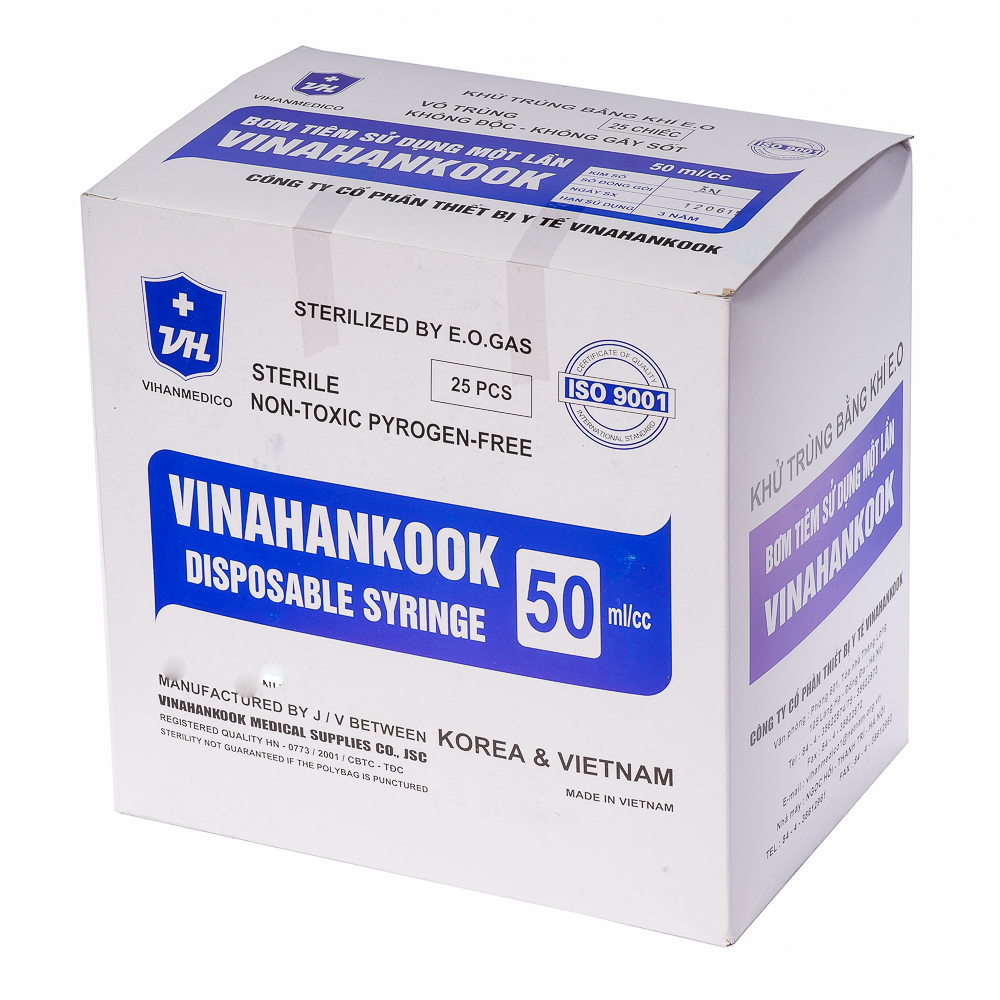 Bơm tiêm Vinahankook 50ml/cc Tiêm
