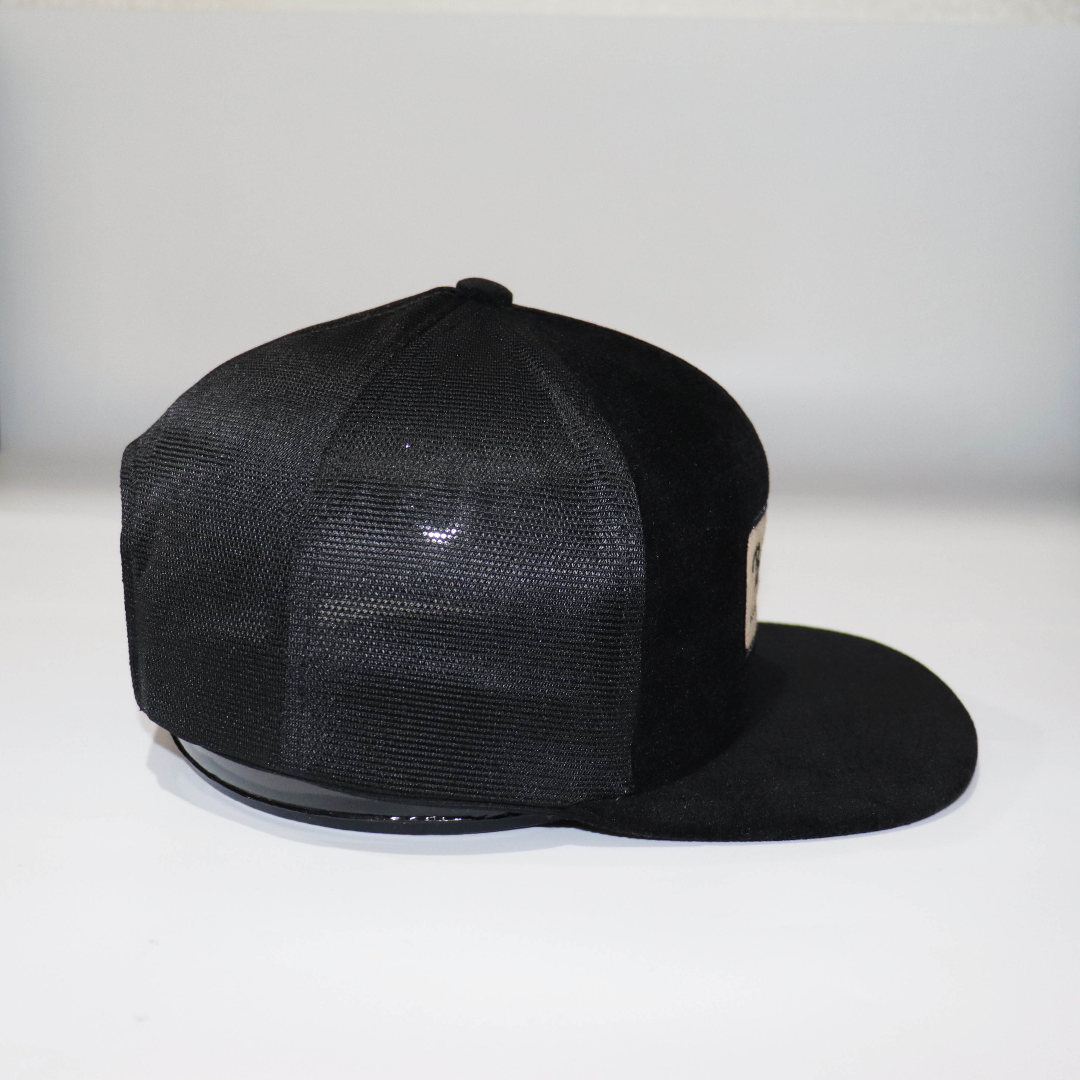 Nón snapback NHS Brixton nhung đen lưới BRNhung.