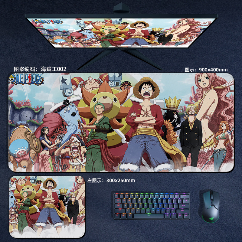 Lót chuột one piece luffy size 300x250x3mm