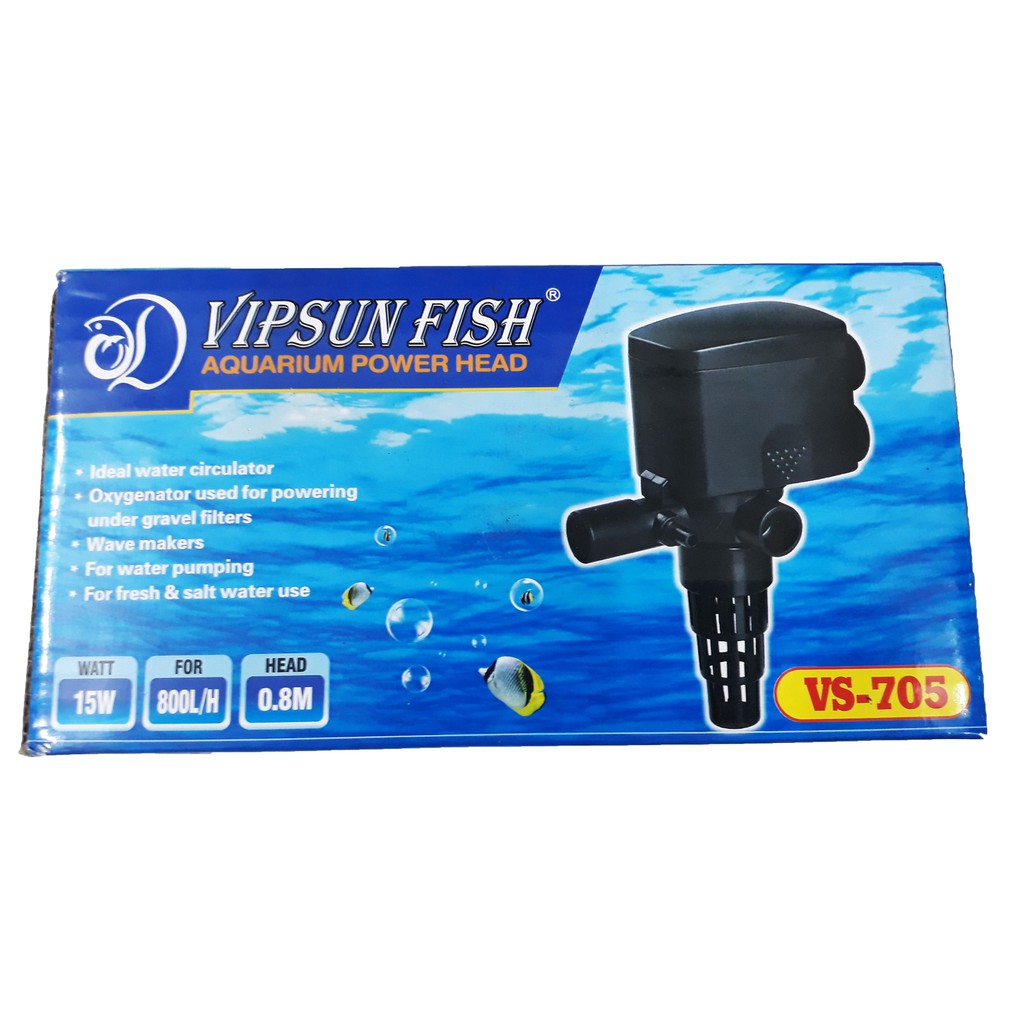 Máy bơm bể cá Vipsun Vs 705 cho hồ cá cảnh