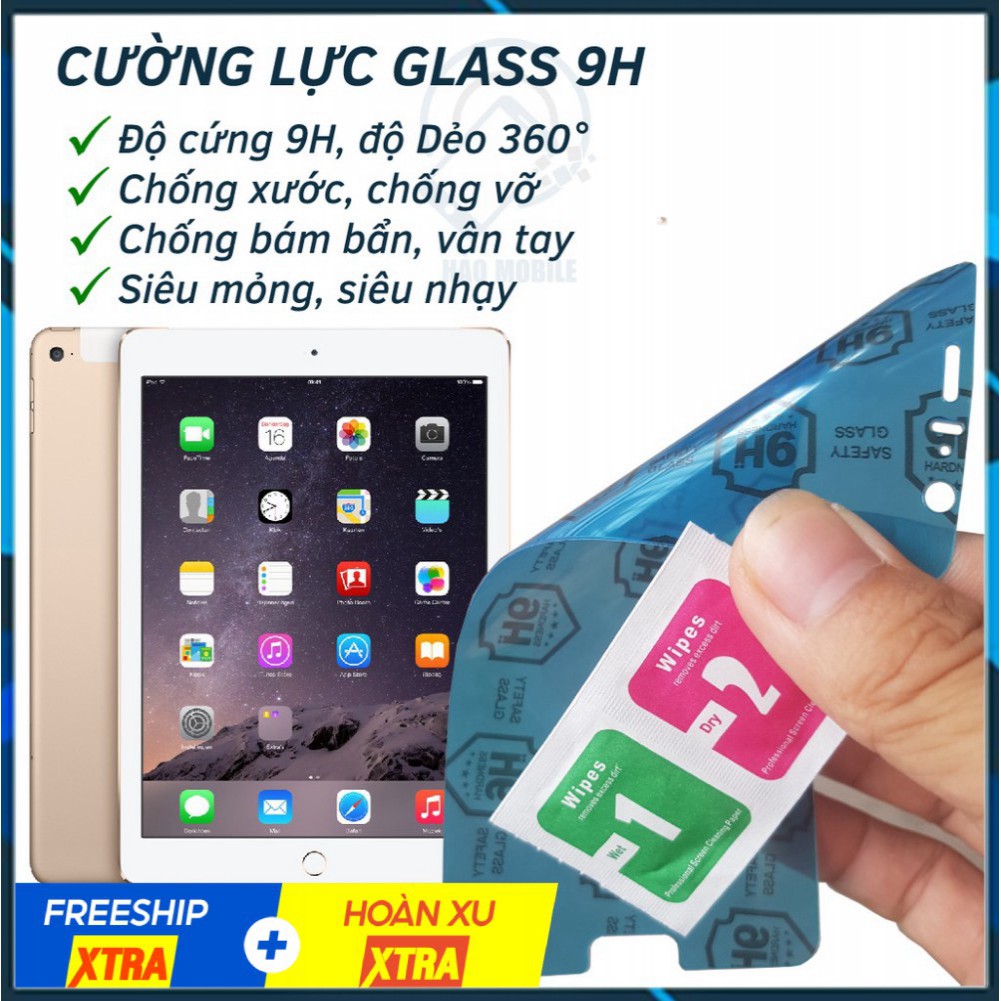 Dán cường lực dẻo nano 9h ipad air 2 9.7 inch