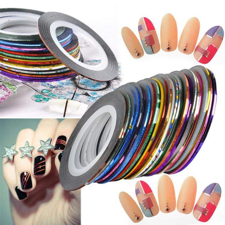 Phụ Kiện Trang Trí Móng Set line 30 Cuộn màu