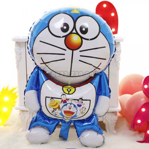 Bóng kiếng nhôm hình Doremon có size 70cm