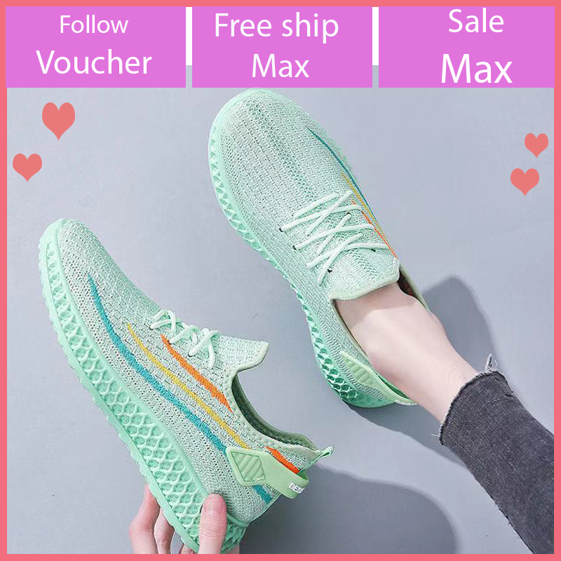 Giày sneaker thể thao nữ buộc dây siêu nhẹ V280