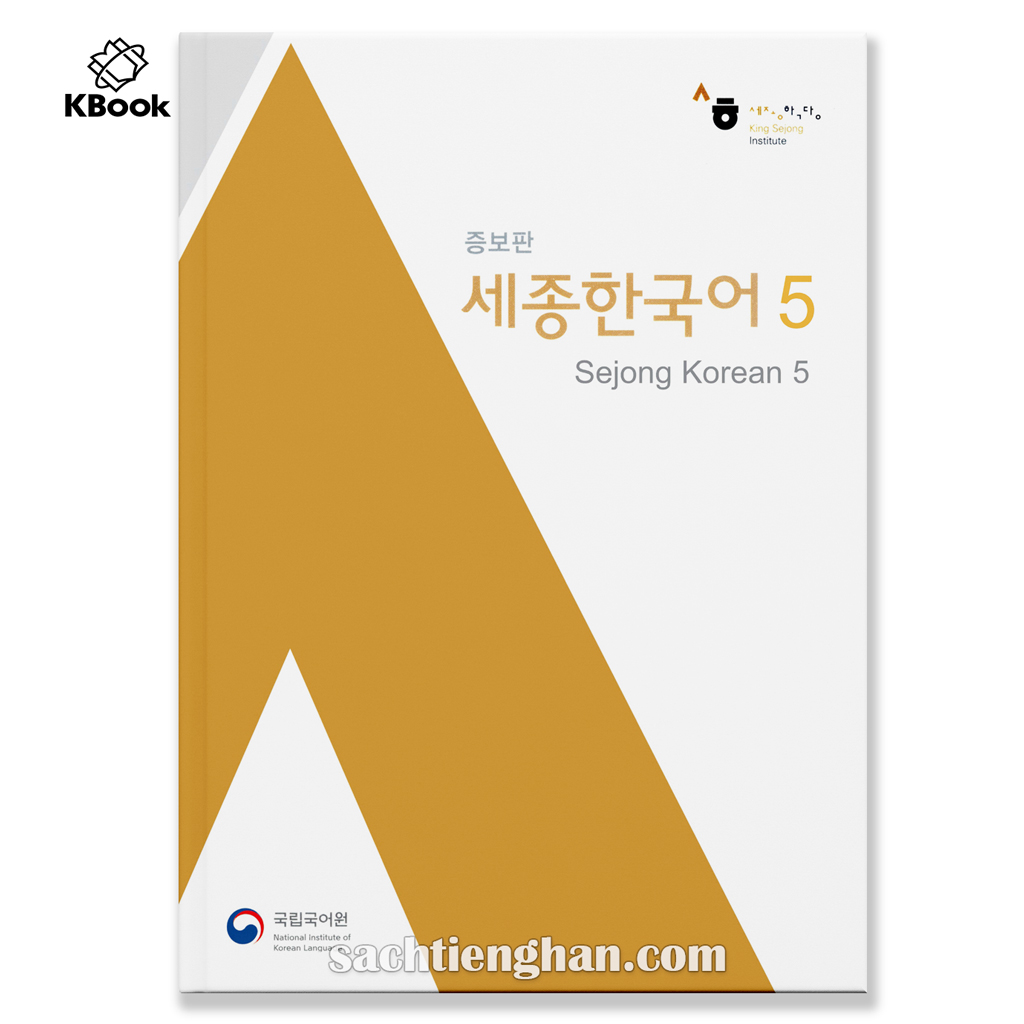 SGK Sejong 5 - 세종 한국어 5 (Bản Màu đẹp)
