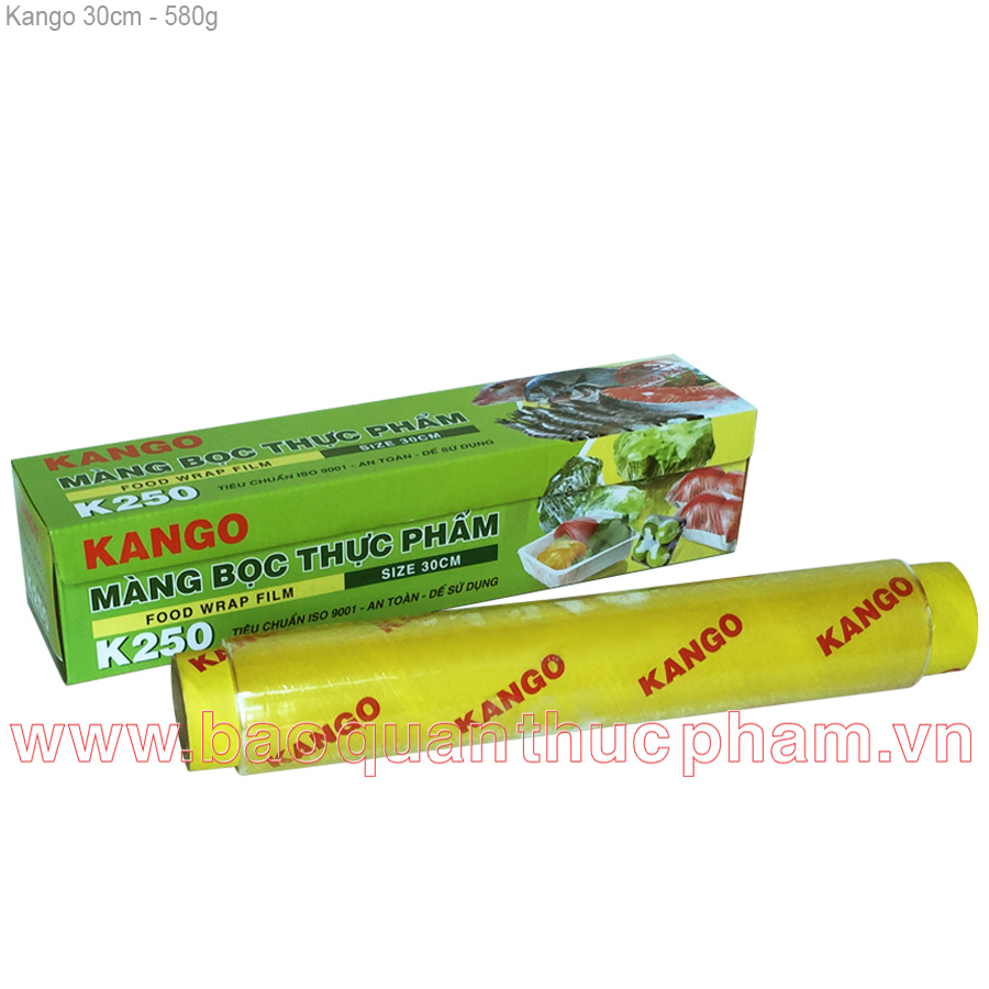 MÀNG BỌC THỰC PHẨM KANGO K250 - KHỔ 30CM*230M - 580G