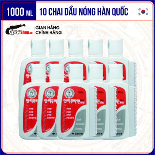Bộ 10 chai dầu nóng Hàn Quốc xoa bóp massage Antiphlamine Chai 100ml thumbnail