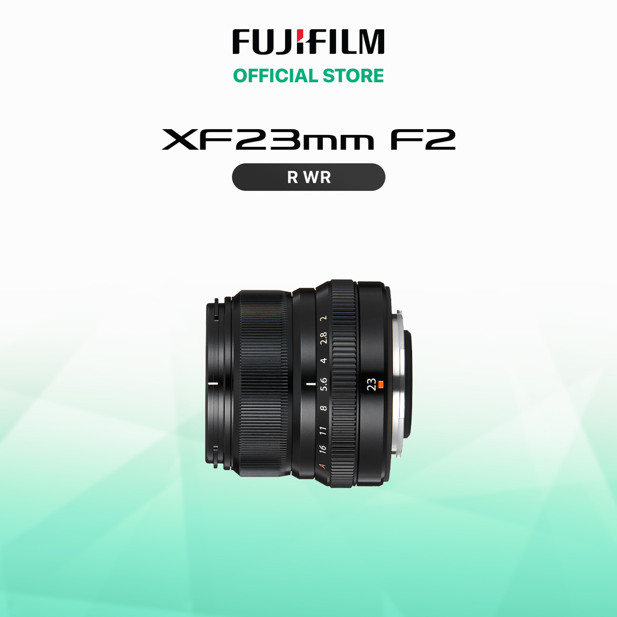 [Trả góp 0%]Ống kính Fujinon XF23mmF2 R WR (Đen/Bạc)