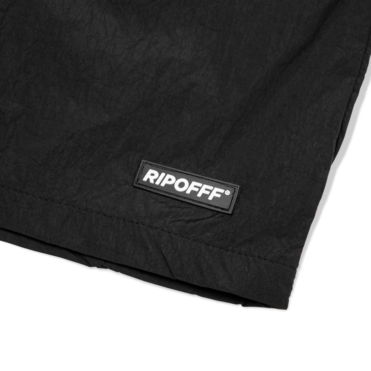 RIPOFFF Nylon short Big Logo - Black