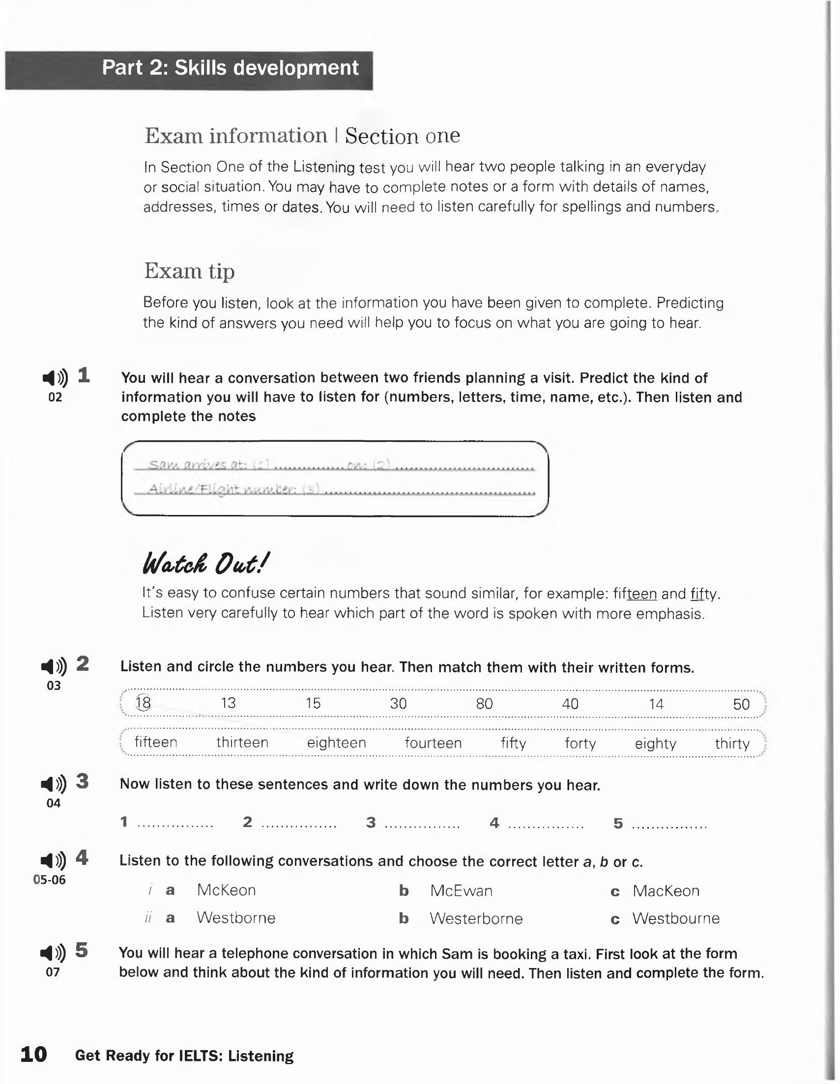 Collins Get Ready for IELTS Listening - Pre-intermediate A2+ (Sách đen trắng)