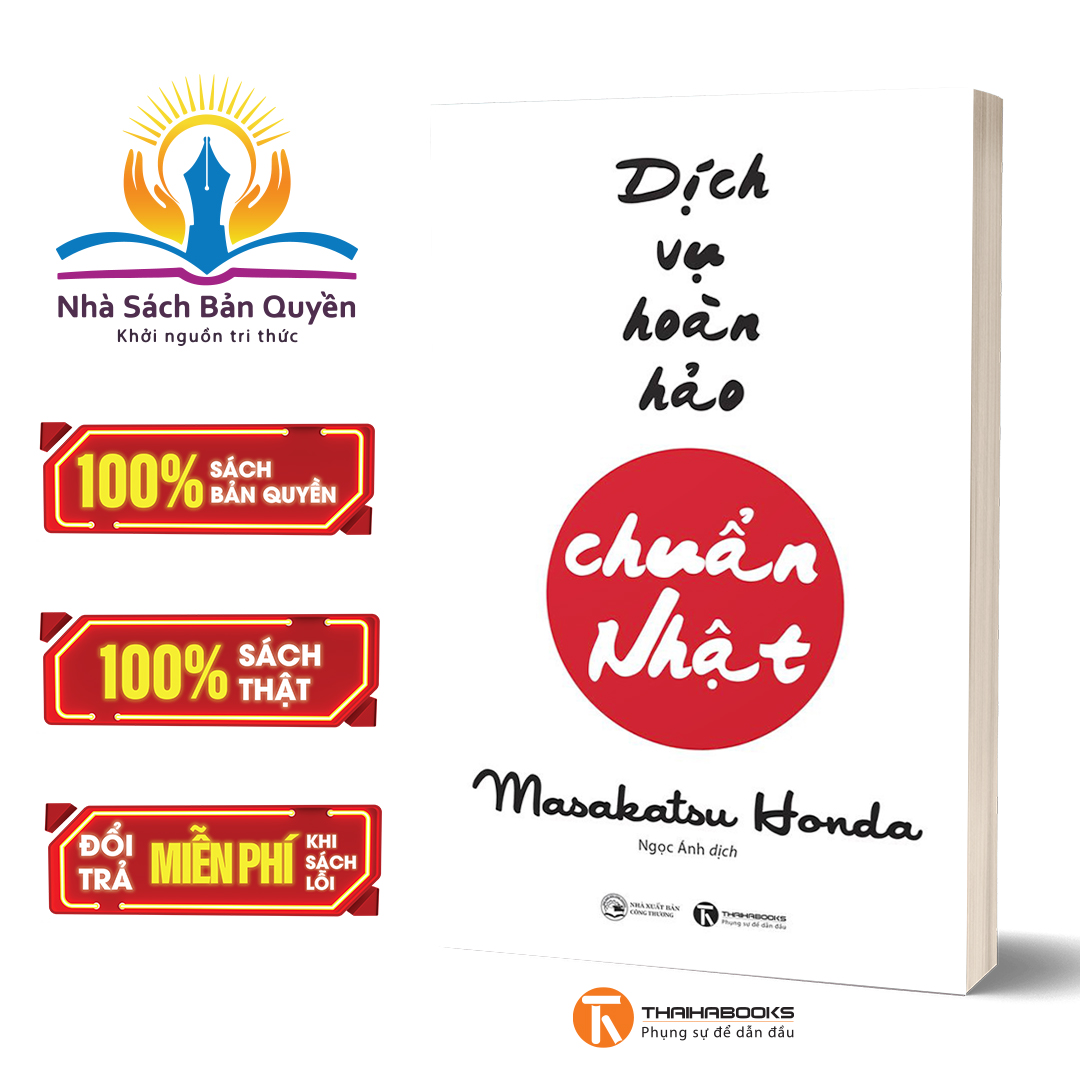 Sách - Dịch vụ hoàn hảo chuẩn Nhật