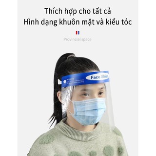 Tấm che mặt phòng dịch, kính chống giọt y tế faceshield