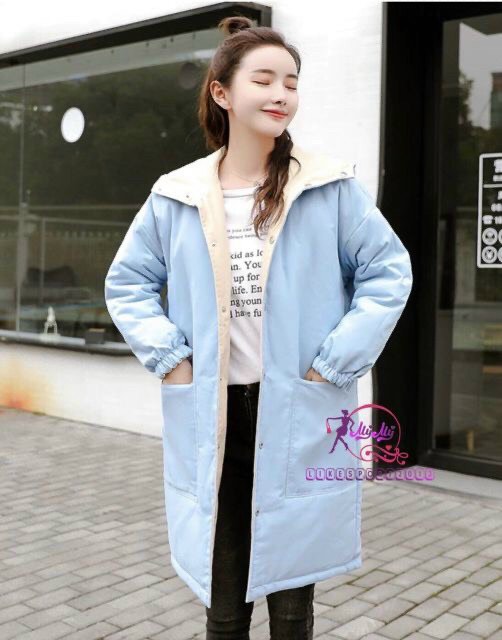 Áo Khoác Dù Form Dài 2 Mặt Phong Cách