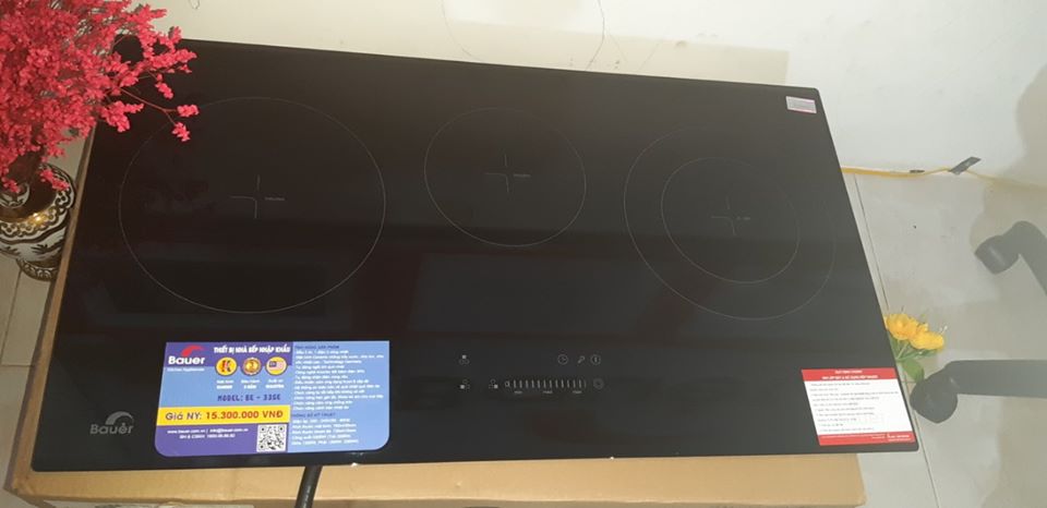 Bếp từ Bauer BE 33SE Bếp từ ba [1 hồng ngoại + 2 từ] nhập khẩu malaysia