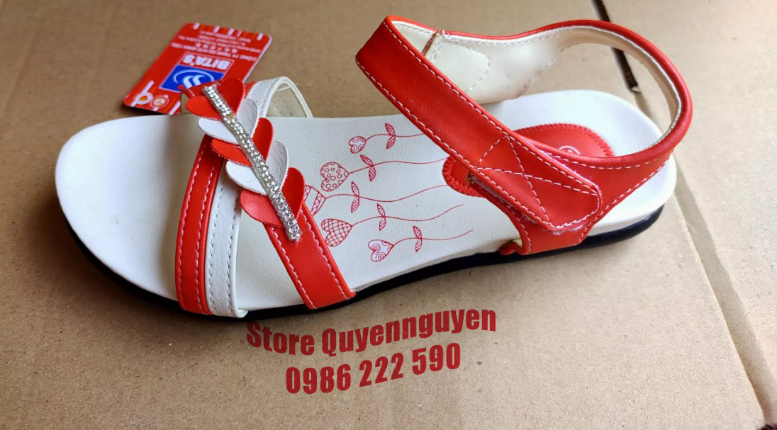 Giày Sandal bé gái BITAS - SOB227DOO