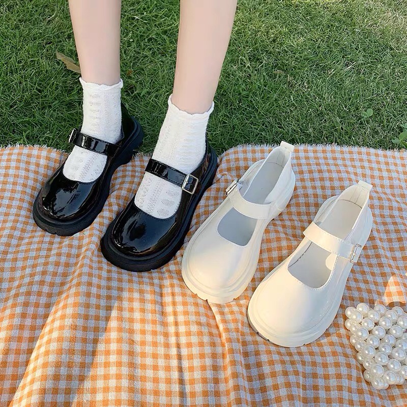 Giày nữ Mary Jane Vintage 5cm