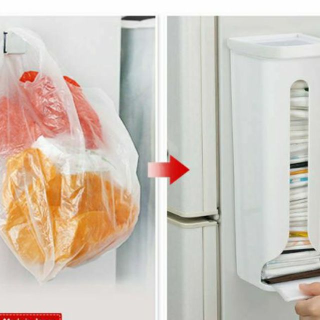 Hộp Đựng Túi Nilong Dán Tường