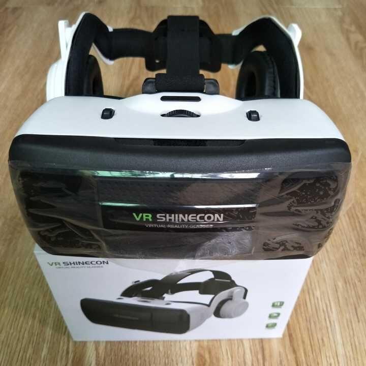 Kính VR Shinecon 6.0 G06EB cho điện thoại Android hỗ trợ xem phim 3D