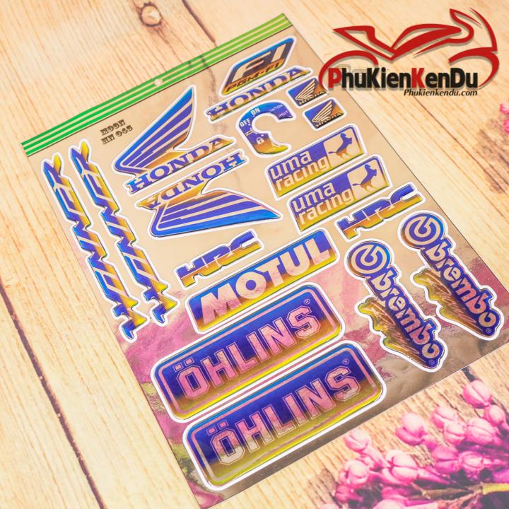 [HCM]TEM CROM CHỮ NỔI CHO XE WINNER [TẶNG KÈM 1 TEM STICK]