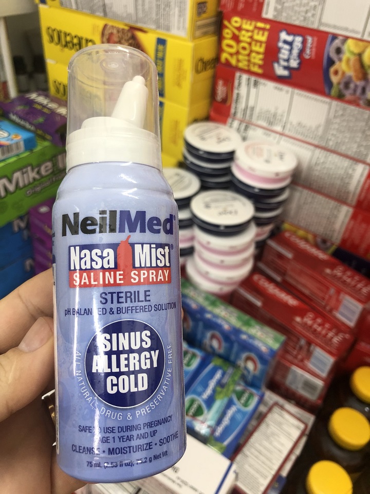Xịt mũi Nasa Mist Neilmed 75ml USA