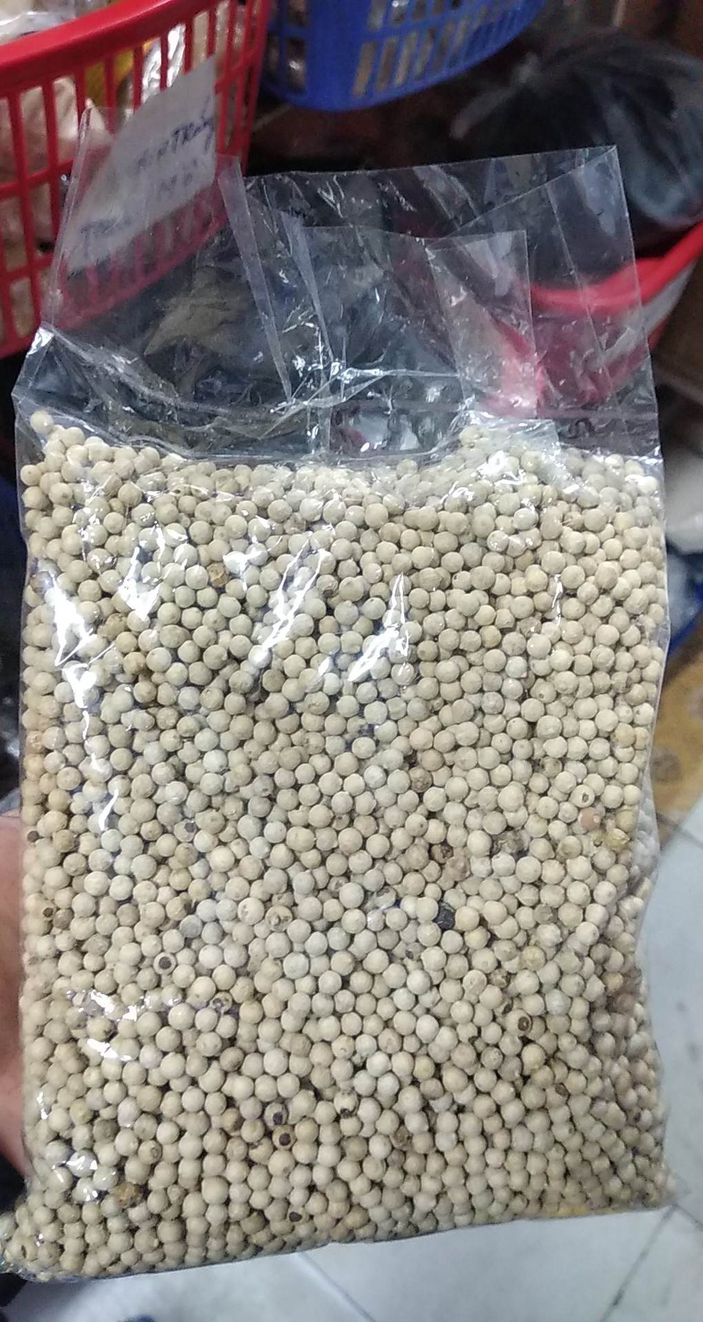 Hạt tiêu trắng,tiêu sọ trắng,tiêu mộc 100g