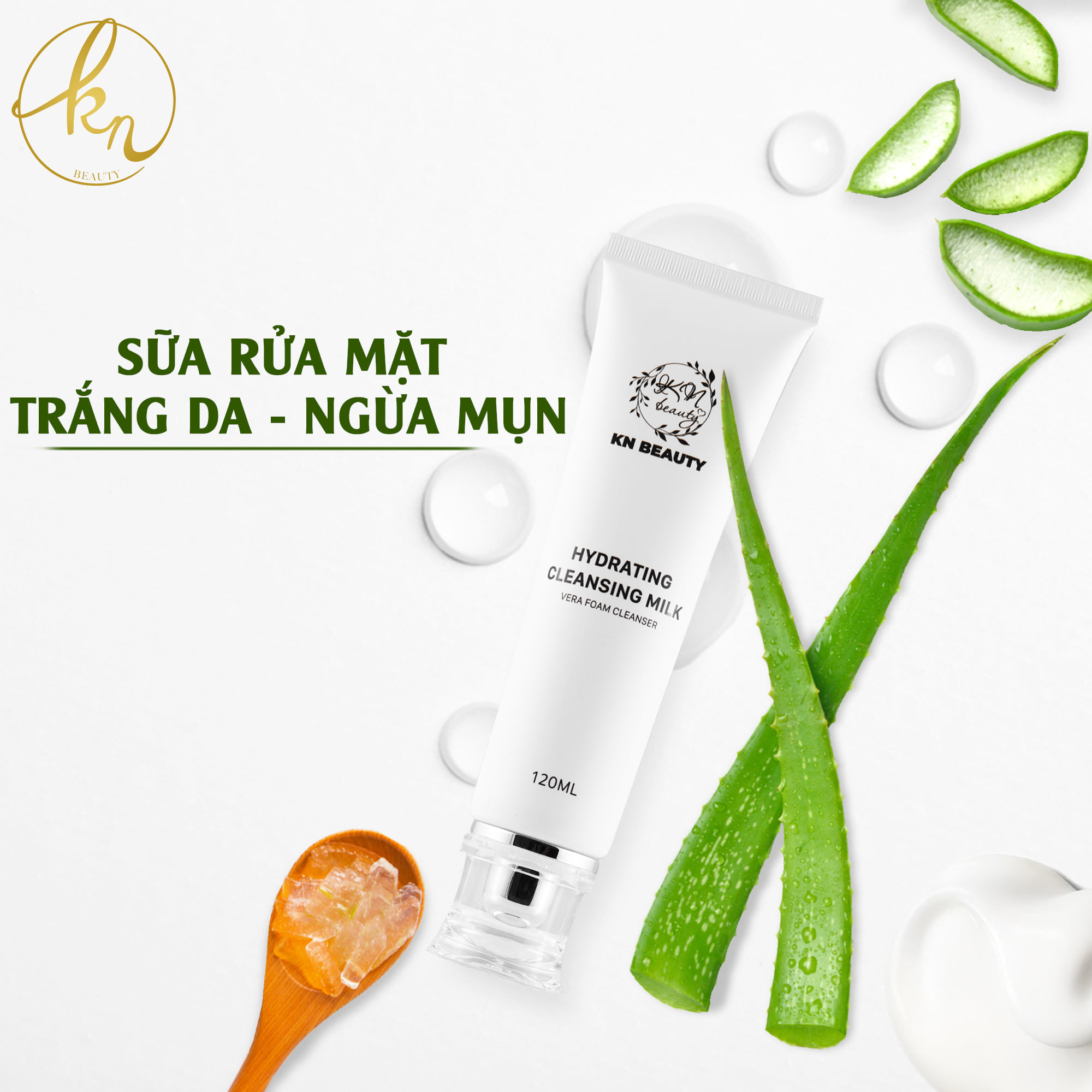 Sửa Rửa Mặt Nha Đam _ Kn Beauty