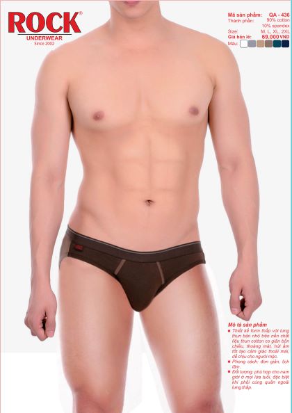 Qa-436 elegant men's luxury underwear rock style