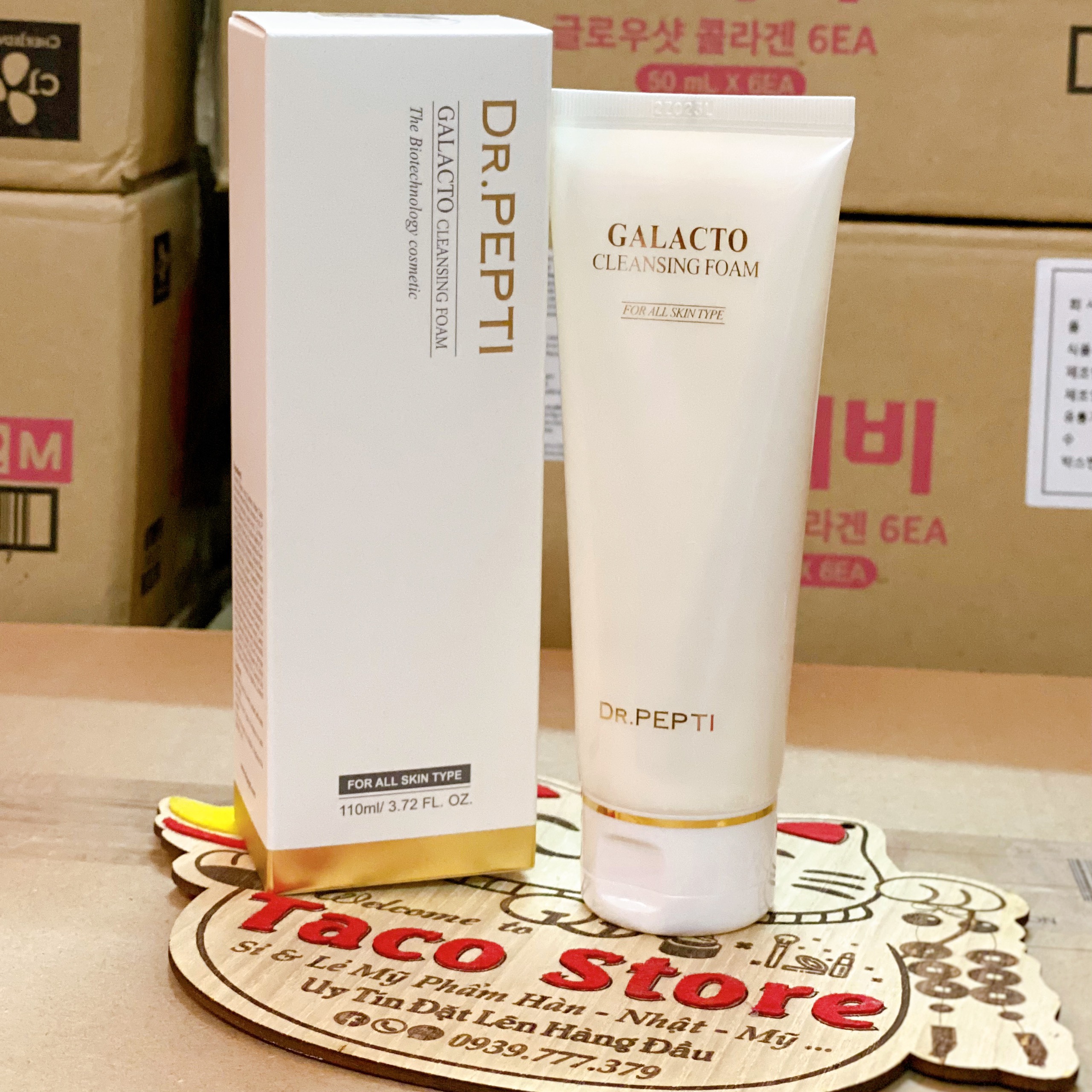 Sữa Rửa Mặt Dr. Pepti Galacto Cleansing Foam 120ml