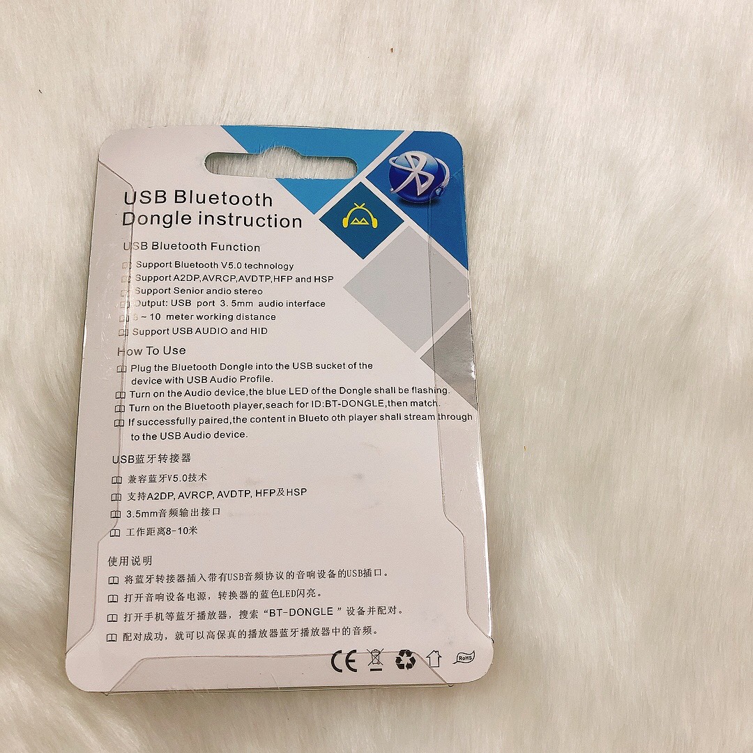 USB Bluetooth HJX-001/BT-163 Tạo Bluetooth Cho Loa & Amply