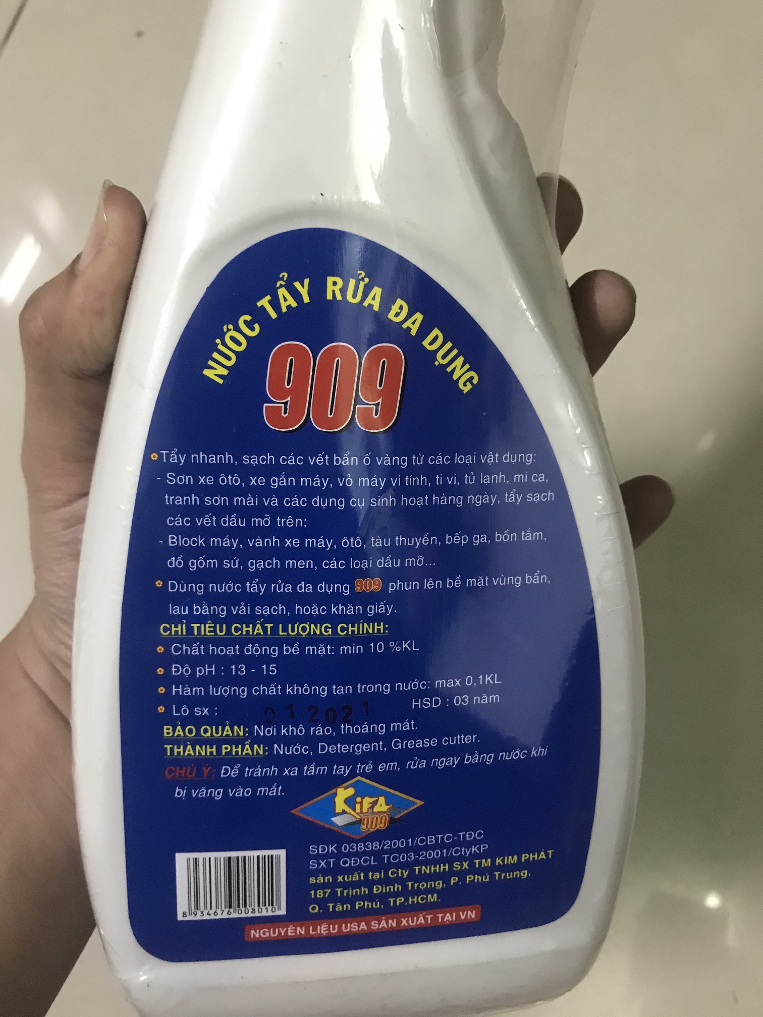 [HCM]nước tẩy rửa đa dụng 909