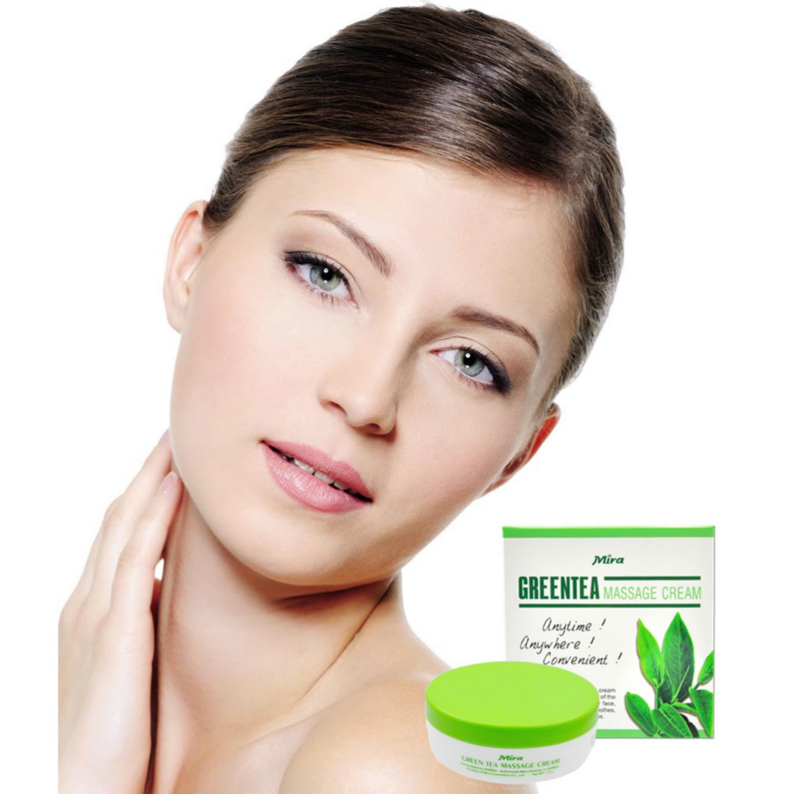 (Hàng Hàn) Kem massage mặt trà xanh Green Tea