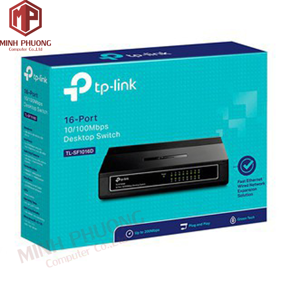 Switch chia tín hiệu để bàn 16 cổng 10/100Mbps TL-SF1016D